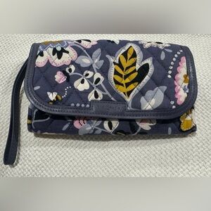 Vera Bradley Charmont Meadow Trimmed Wristlet